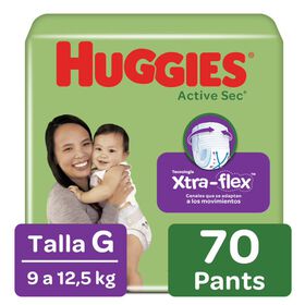 Pants Huggies Active Sec  3/G 70U