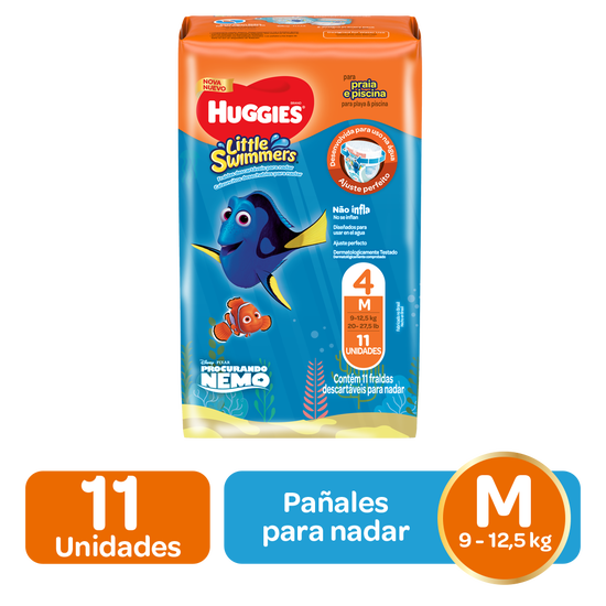 Pantaloncitos Little Swimmers Talla M, 11uds