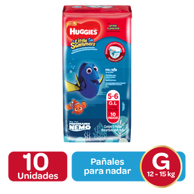 Pantaloncitos Little Swimmers Talla G, 10uds